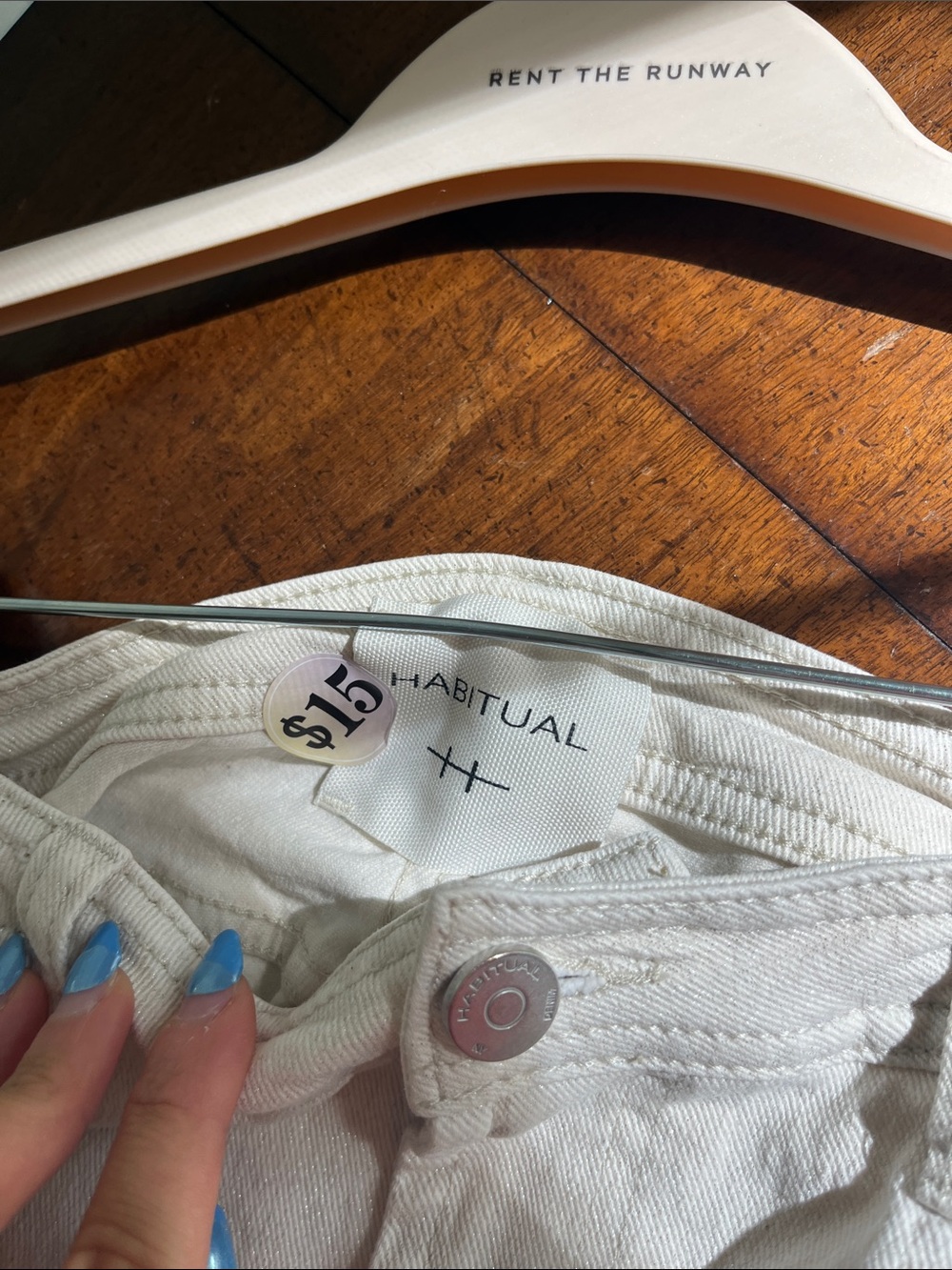 Habitual Cream Utility Midi Skirt - Picture 4 of 4
